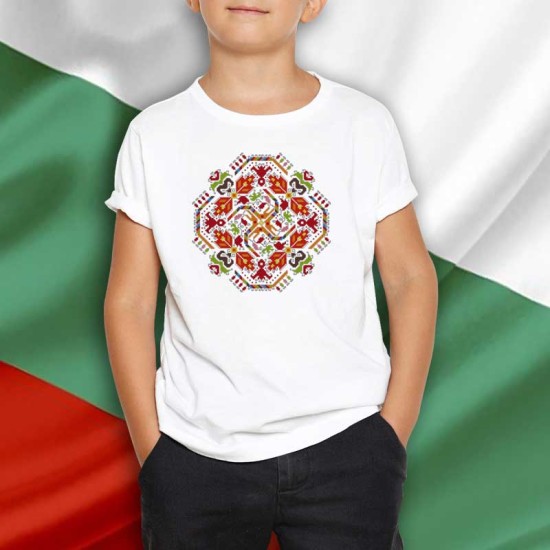 Детска тениска с народни мотиви 7954