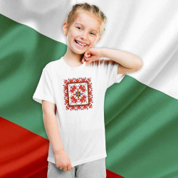 Детска тениска с народни мотиви 7958 Детска тениска с народни мотиви 7958