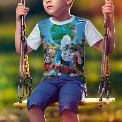 Детска тениска влакчето Томас