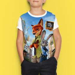 3D Детска тениска с принт 8224 3D Детска тениска с принт 8224