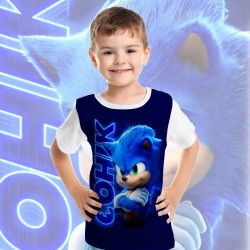 Детска тениска за момче и момиче Соник 13508 Детска тениска за момче и момиче Соник 13508