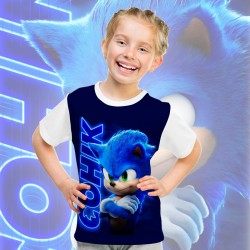 Детска тениска за момче и момиче Соник 13508 Детска тениска за момче и момиче Соник 13508