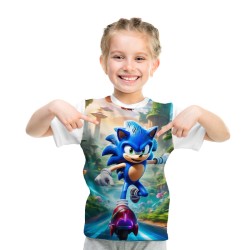 Детска тениска за момче и момиче Соник 13510