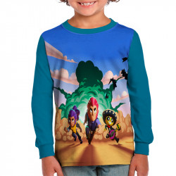 Ликвидация ДЕТСКА БЛУЗА ЗА МОМЧЕ БРАУЛ СТАРС 7063