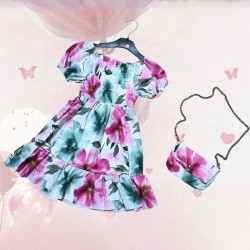 Стилна детска рокля Никол