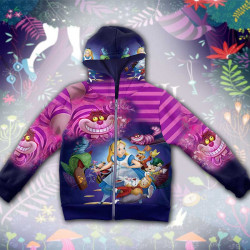 3D Детски суитшърт за момиче Алиса 3D Детски суитшърт за момиче Алиса