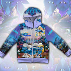 3D Детски суитшърт за момиче Smurfs 3D Детски суитшърт за момиче Smurfs