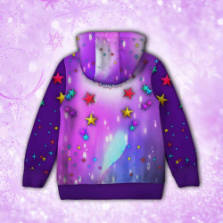 3D Детски суитшърт за момиче Искрица и Сияница 3D Детски суитшърт за момиче Искрица и Сияница