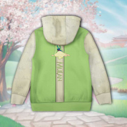 3D Детски суитшърт за момиче Mulan 3D Детски суитшърт за момиче Mulan