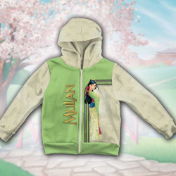 3D Детски суитшърт за момиче Mulan 3D Детски суитшърт за момиче Mulan