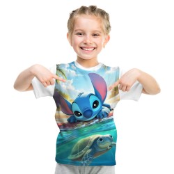 Детска тениска за момче и момиче Stitch 13518