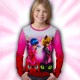 Детска блуза за момиче Калинката и котаракът