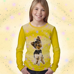 Детска блуза за момиче Yorkshire terrier # 7199