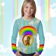 Детска блуза за момиче Rainbow pony # 7198