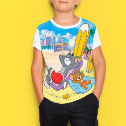 3D Детска тениска с принт 8237 3D Детска тениска с принт 8237