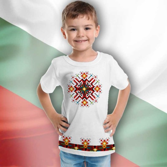 Детска тениска с народни мотиви 11350
