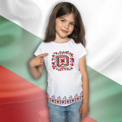 Детска тениска с народни мотиви 11469
