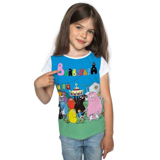 Детска тениска с принт Барбароните к 4374