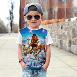 Детска тениска с принт Ледена епоха к 4377 Детска тениска с принт Ледена епоха к 4377