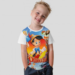 Детска тениска с принт Пинокио к 4379