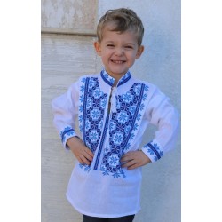 Детска блуза за момче с бродирани етно мотиви 13564