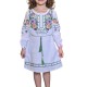 Детска рокля с бродирани етно мотиви 13587