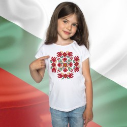 Детска тениска с народни мотиви 13317 Детска тениска с народни мотиви 13317