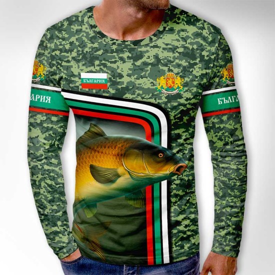 3D мъжка блуза CARP FISH 11942