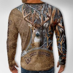 3D мъжка блуза HUNT DEER 11963