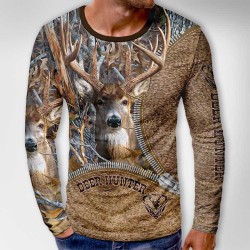 3D мъжка блуза HUNT DEER 11963
