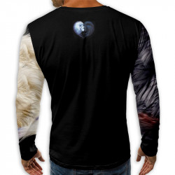 3D мъжка блуза принт LIONS LOVE