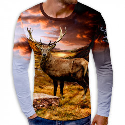 3D мъжка блуза HUNT DEER