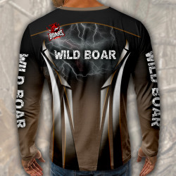 3D мъжка блуза с ловни мотиви Wild Boar