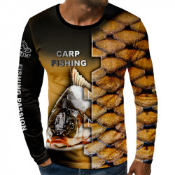 3D мъжка блуза риболов