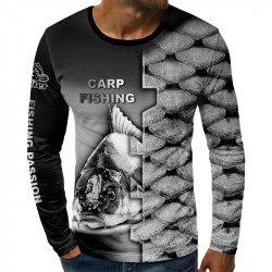 3D мъжка блуза clear fishing