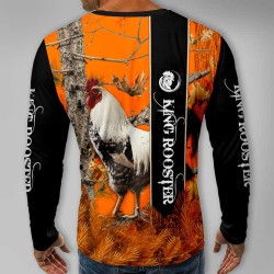 3D мъжка блуза принт Rooster 11875