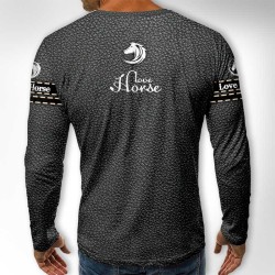 3D мъжка блуза Horse 12166