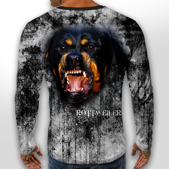 3D мъжка блуза принт Rottweiler