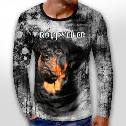 3D мъжка блуза принт Rottweiler