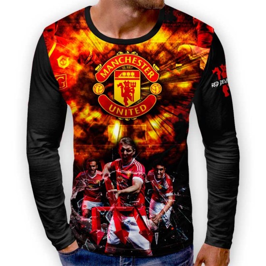 3D мъжка блуза принт футбол