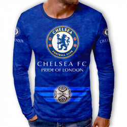 3D мъжка блуза принт Chelsea FC 3D мъжка блуза принт Chelsea FC