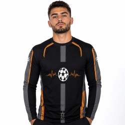 3D мъжка блуза принт My pulse is football 14350