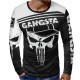 3D мъжка блуза принт Gangsta 1006617