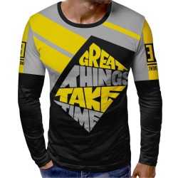 3D мъжка блуза принт Great things 1006618