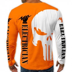 3D мъжка блуза принт ELECTRICIAN ORANGE