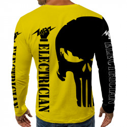 3D мъжка блуза принт ELECTRICIAN YELLOW