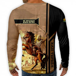 3D мъжка блуза патриотична Хан Тервел