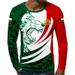 3D мъжка блуза принт BULGARIA