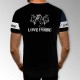 3D мъжка фенска тениска Love Horse