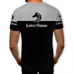 3D мъжка фенска тениска Horse к4509 3D мъжка фенска тениска Horse к4509